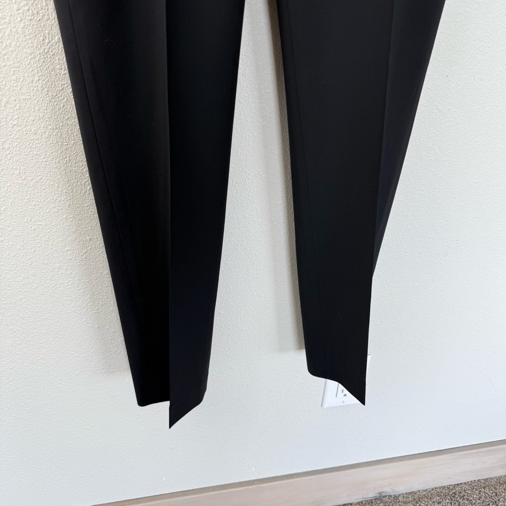 Theory Tailored Trouser Pant Travel Wool Black Business Casual Women’s 8 - Picture 6 of 11